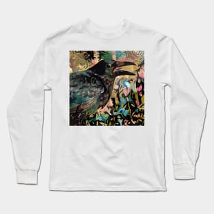 Colourful Corvids 1 Long Sleeve T-Shirt